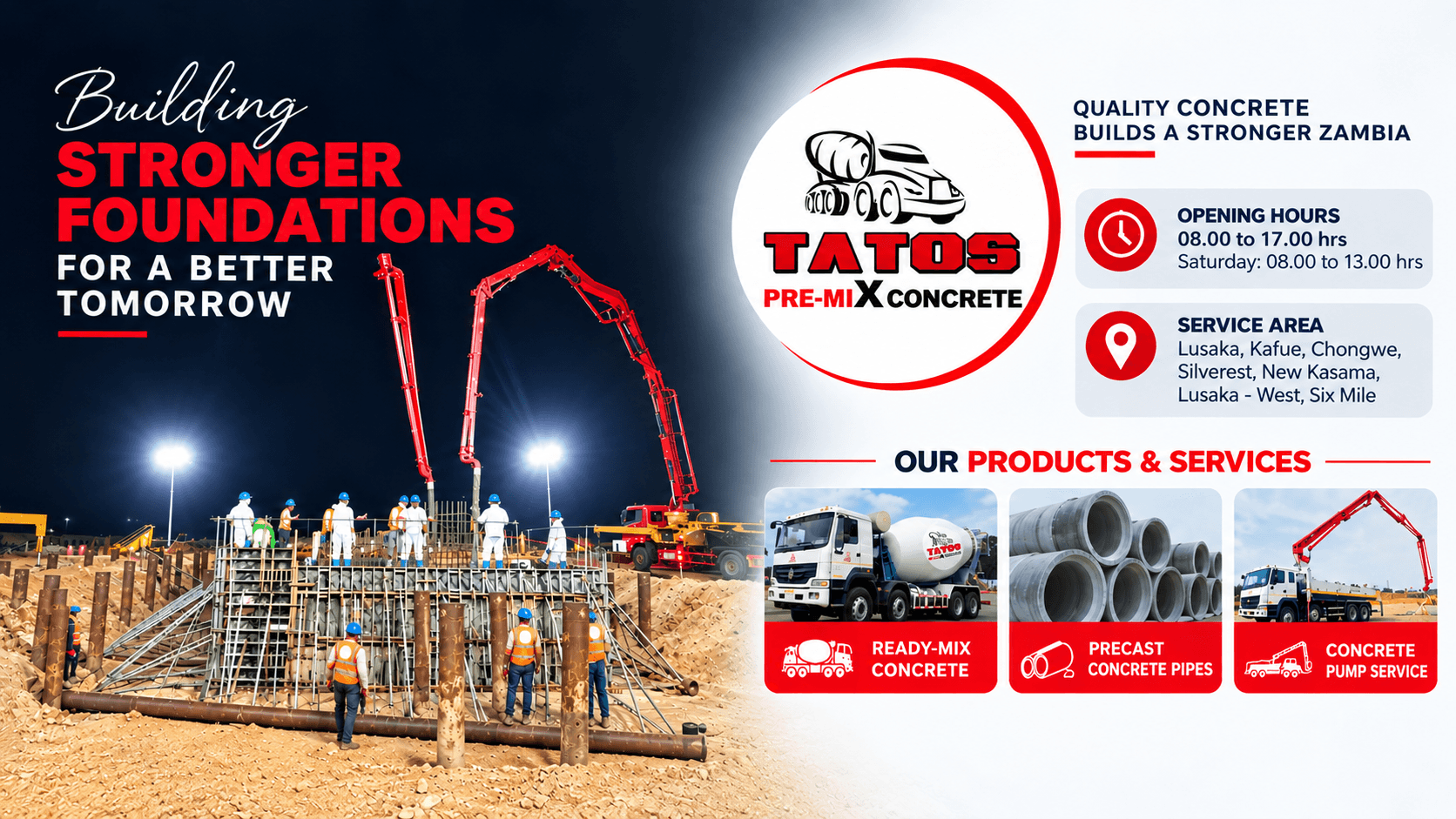 TATOS PRE-MIX CONCRETE LTD